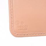 Gucci Gucci Compact Wallet Microgucci Shima Outlet Beige 449395 Unisex Leather Two Folded Wallets Unused Silgrin