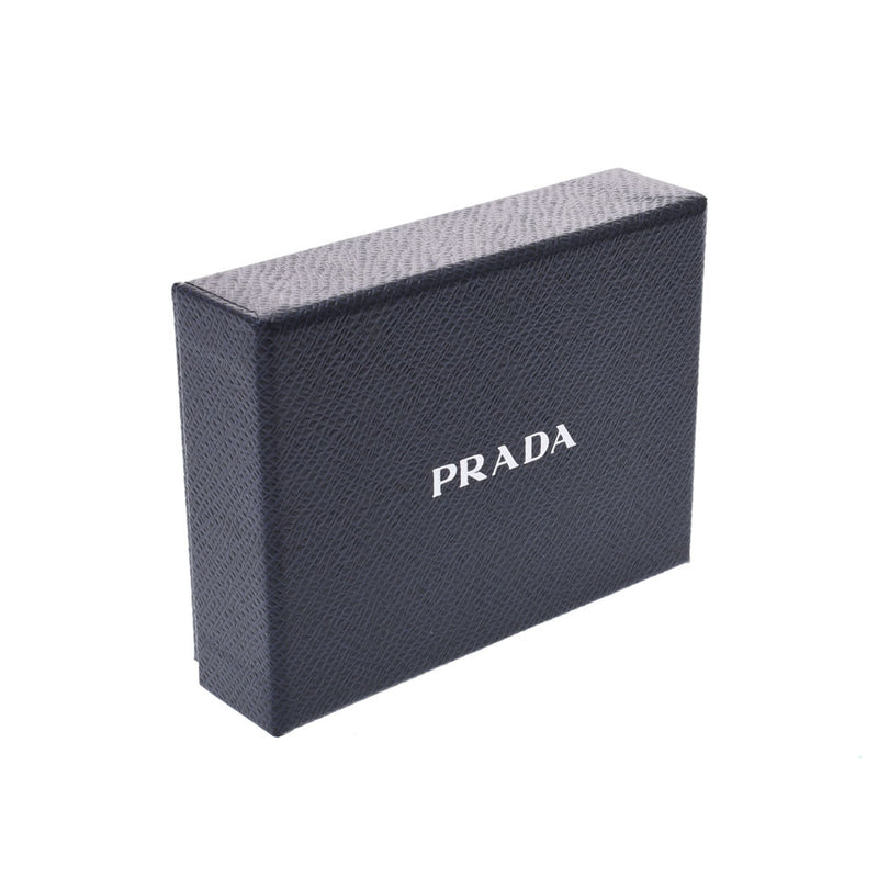 PRADA プラダ 6連キーケース アウトレット 黒 シルバー金具 1PG222 ユニセックス レザー キーケース 未使用 銀蔵