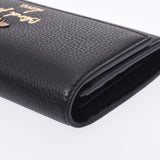 GUCCI Gucci Animalier Bee Black 454070 Unisex Leather Long Wallet Unused Silgrin