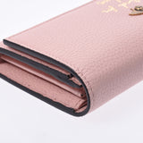 GUCCI Gucci Animalier Bee / Bee Pink Antique Gold Bracket 454070 Women's Leather Long Wallet Unused Silgrin