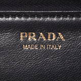 PRADA プラダ キーリング付きコインケース 黒 ゴールド金具 1PP026 ユニセックス レザー コインケース 未使用 銀蔵