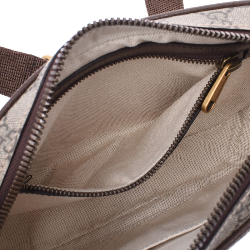 GUCCI Gucci Offidia West Bag Grage System 574796 Unisex GG Sprim Canvas Body Bag Unused Silgrin
