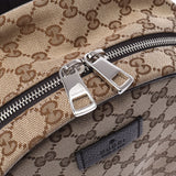 GUCCI グッチ GGキャンバス バックパック アウトレット ベージュ/ダークブラウン系 449906 ユニセックス GGキャンバス リュック・デイパック 未使用 銀蔵