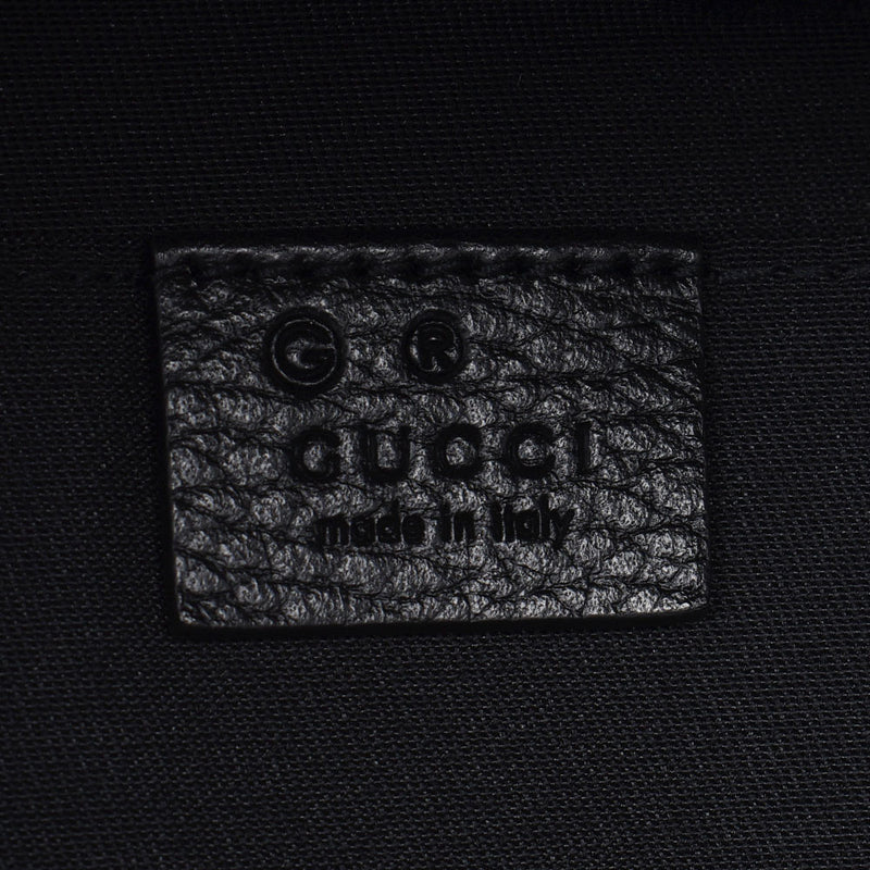 gucci gucci gg尼龙西袋插座黑色449182男女皆宜的皮革尼龙身体包未使用的硅砾