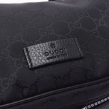 GUCCI グッチ GGナイロン ウエストバッグ アウトレット 黒 449182 ユニセックス レザー ナイロン ボディバッグ 未使用 銀蔵