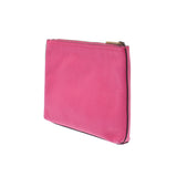 Gucci Gucci投资组合标志印花袋粉红色495665女士皮革离合器包未使用的硅胶