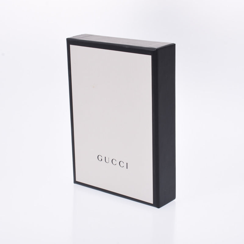 Gucci Gucci Compact Wallet Microgucci Shima Outlet Black Gold Bracket 510318 Unisex Leather Two Folded Wallets Unused Silgrin