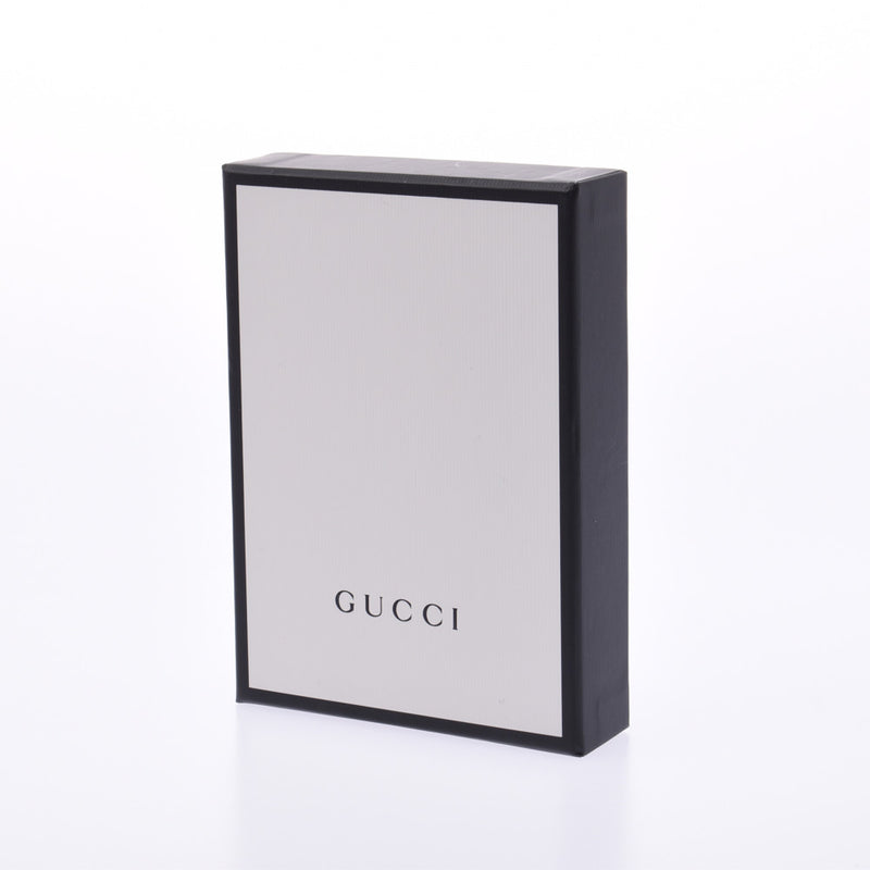 Gucci Gucci硬币钱包黑金支架547597男女皆宜的皮革硬币案例未使用的银