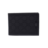 GUCCI Gucci GG Pattern Outlet Black 292534 Men Nylon / Leather Two Folded Wallet Unused Silgrin