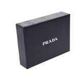 PRADA Prada 6-Lay Key Case Outlet Beige Silver Fixtures 1PG222 Unisex Leather Key Case Unused Silgrin