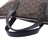 Louis Vuitton Louis Vuitton Monogram Makasa Kitan 2way Brown / Black M40388 Men's Monogram Canvas Tote Bag A-Rank Used Sinkjo