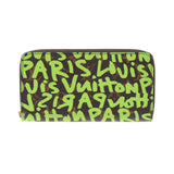 Louis Vuitton Louis Vuitton Monogram Graffiti Zippy Wallet Vale M93712 Unisex Monogram Canvas Long Wallet Unused Silgrin