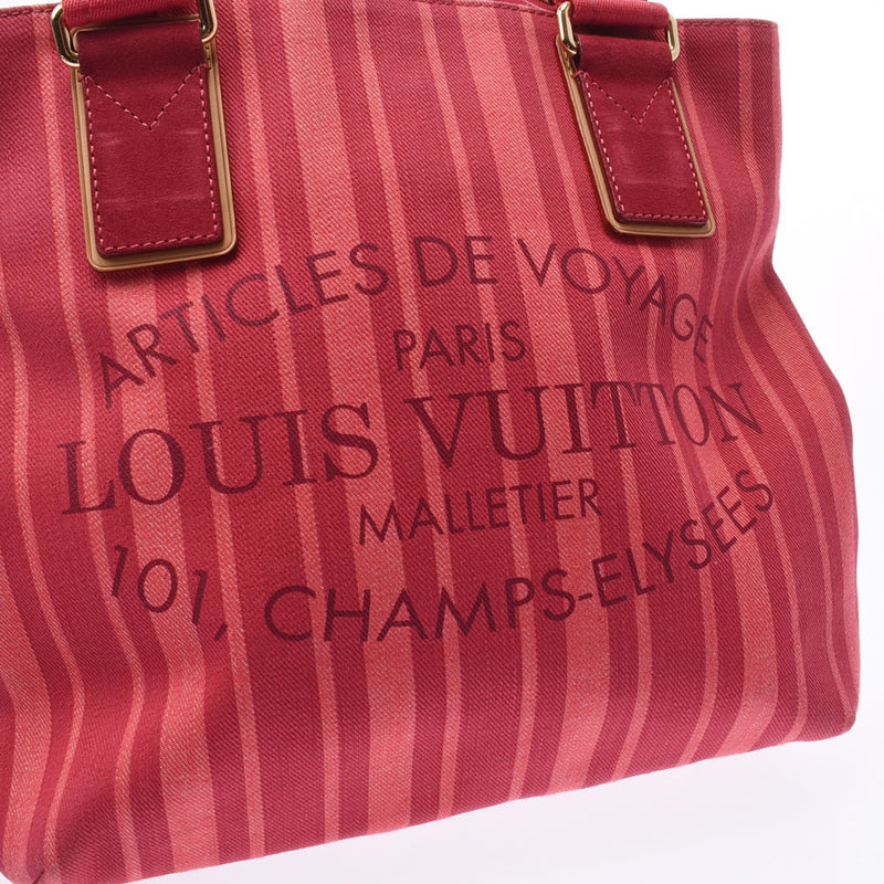 Louis Vuitton Louis Vuitton Plan Soray Yukaba PM Tote Bag Rugugern Dyne M94146 Women's Canvas Handbags AB Rank Used Sinkjo