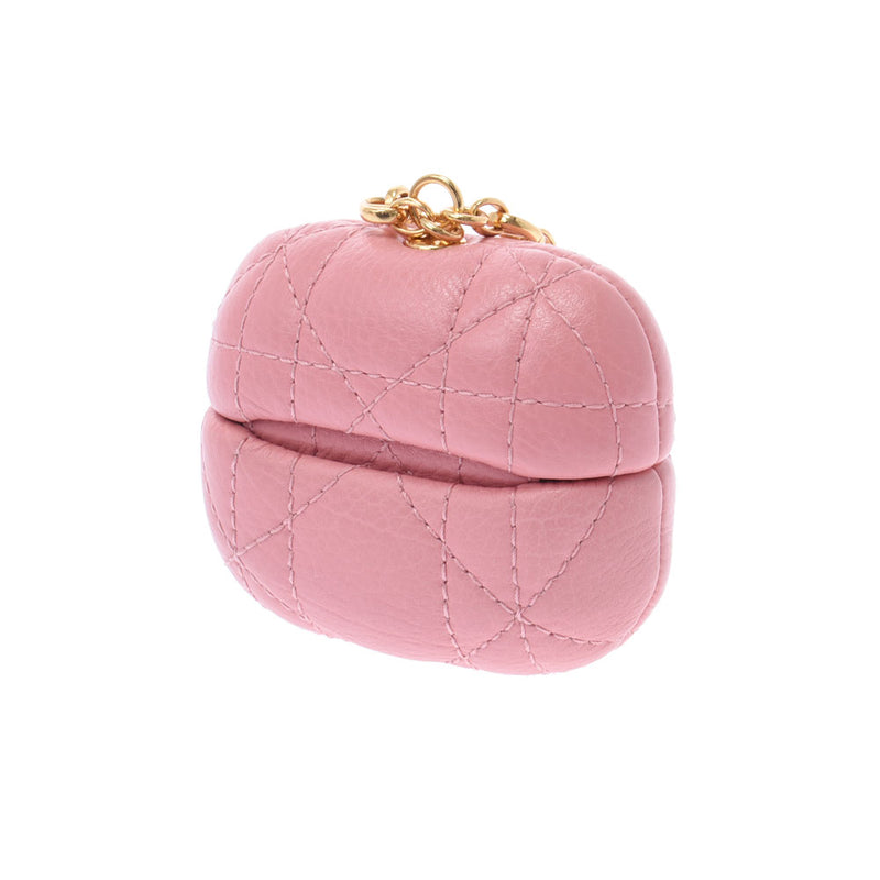 Christian Dior Christian Dior AIRPODS PRO Case Kanage Pink 49MA0261 Ladies Leather Brand Small Ginzo