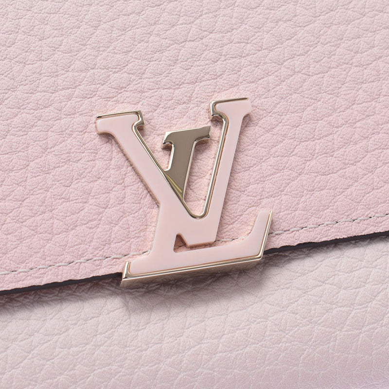 Louis Vuitton Capucines Compact Pink Wallet Magnolia New and Authentic