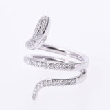 DAMIANI Damiani Eden Dialing #53 12.5 Ladies K18WG/Diamond Ring/Ring A Rank Used Ginzo