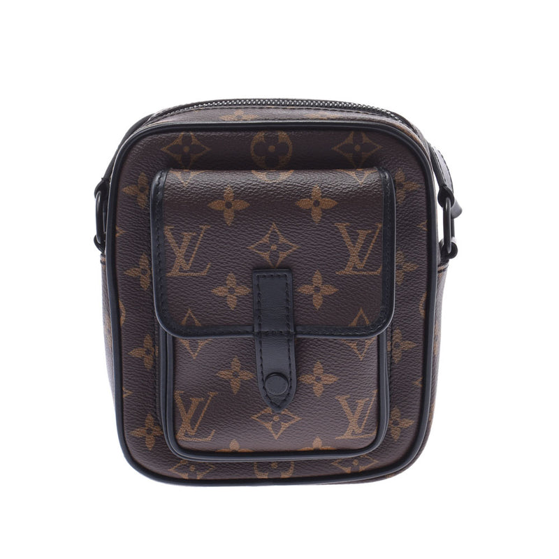 Louis Vuitton Makasa Cristopher Warleable Wallet 14145 Brown / Black Men  Shoulder Bag M69404 Louis Vuitton Used – 銀蔵オンライン