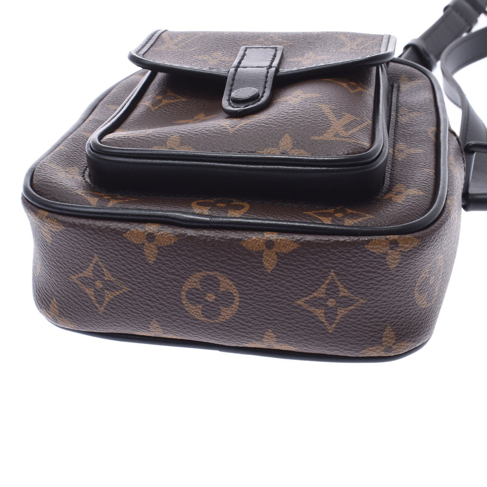 ルイヴィトンマカサー クリストファーウエアラブルウォレット 14145 ブラウン/黒 メンズ ショルダーバッグ M69404 LOUIS VUITTON  中古 – 銀蔵オンライン