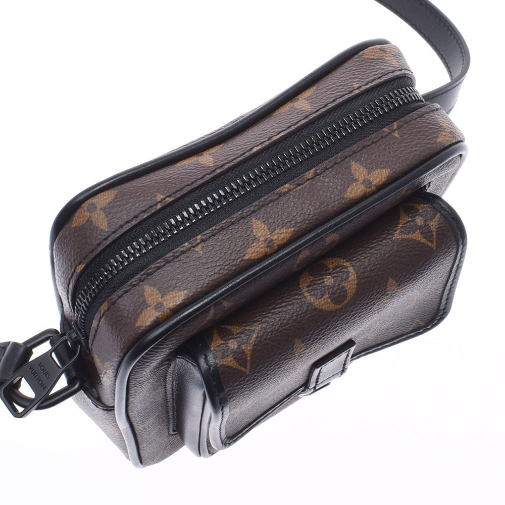 ルイヴィトンマカサー クリストファーウエアラブルウォレット 14145 ブラウン/黒 メンズ ショルダーバッグ M69404 LOUIS VUITTON  中古 – 銀蔵オンライン