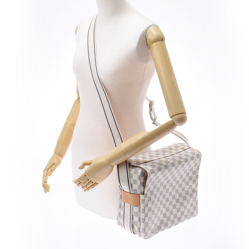 Louis Vuitton N51189 Naviglio Damier Azur Messenger Bag - The