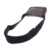 Louis Vuitton Louis Vuitton Makasa Bus PM Brown / Black M56717男士Monogram Canvas单肩包B等级使用水池