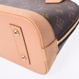 路易威顿路易斯·维顿（Louis Vuitton）会标alma bb棕色M53152女士会标帆布手袋新二手Ginzo