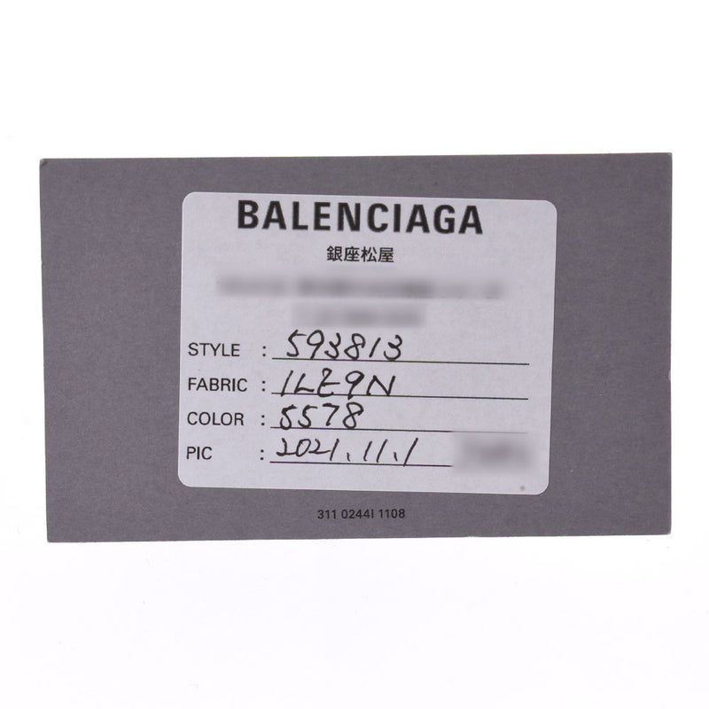 BALENCIAGA バレンシアガ キャッシュミニウォレット フラワー ピンク 593813 ユニセックス カーフ 三つ折り財布 新品 銀蔵