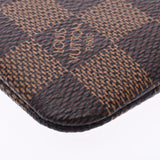 路易·威登（Louis Vuitton）路易·维顿（Louis Vuitton）达米尔·波切特（Damier pochette）cret creing信用钱包棕色M62658男女通用Damier Cambus硬币盒未使用的Ginzo