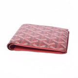 GOYARD Goyal Sanflorantan Red Unisex PVC Bi -fold Wallet AB Rank Used Ginzo