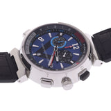 LOUIS VUITTON Louis Vuitton Tambul Regatta Chronograph LV Cup Q102D Men's SS/Rubber Watch Quartz Blue Dial A Rank Used Ginzo