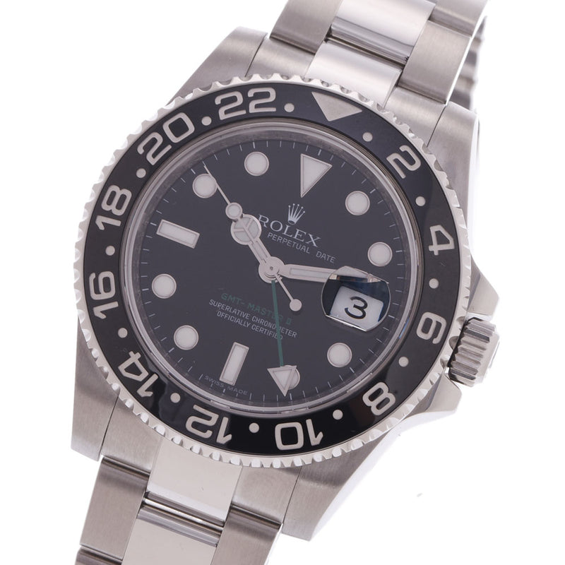 ROLEX ロレックス GMTマスター2 黒ベゼル 116710LN メンズ SS 腕時計 自動巻き 黒文字盤 Aランク 中古 銀蔵