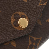 路易威顿路易·维顿（Louis Vuitton）路易·威登（Louis Vuitton）会标portofoyilles sara吹牛M60531男女通用会标帆布钱包没用的金佐（Ginzo）