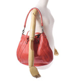 GUCCI Gucci 2WAY Outlet Red 268641 Ladies Leather Handbag AB Rank used Ginzo