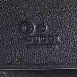 GUCCI Gucci 6 Key Case Microgucci Shima Outlet Black Silver Bracket 150402 Men's Leather Key Case Unused Ginzo