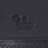 GUCCI Gucci 6 Key Case Microgucci Shima Outlet Black Silver Bracket 150402 Men's Leather Key Case Unused Ginzo