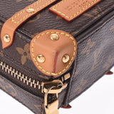 LOUIS VUITTON Louis Vuitton Monogram Portcre Backpack Brown M69483 Unisex Monogram Canvas Key Holder AB Rank Used Ginzo