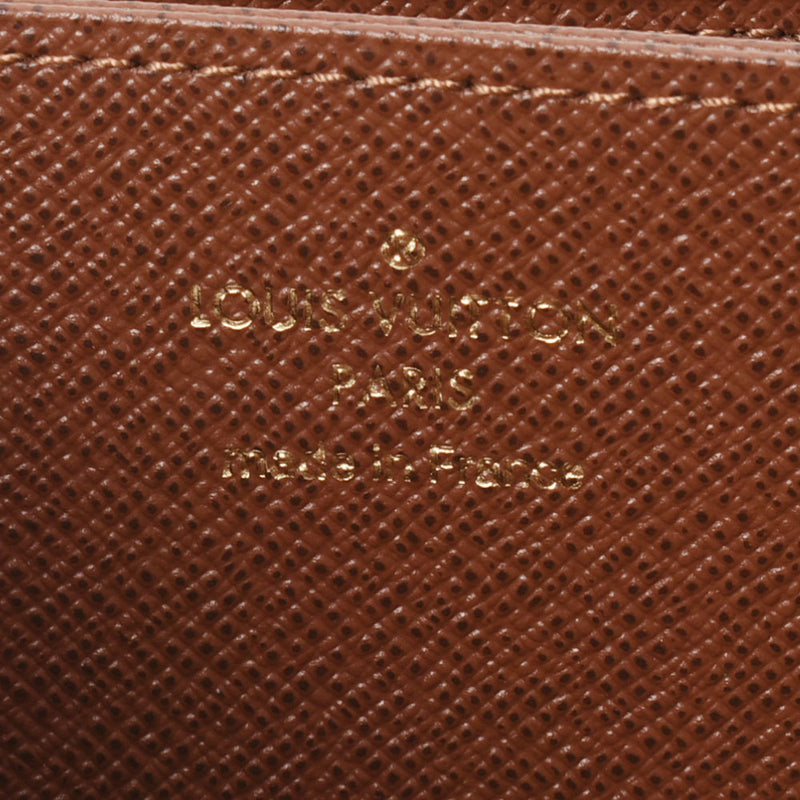 路易威顿路易·维顿（Louis Vuitton），路易·威登（Louis Vuitton）会标Zippy钱包棕色M42616女用帆布帆布钱包未使用的金佐（Ginzo）