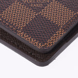 LOUIS VUITTON Louis Vuitton Portofoille Multiple Brown N60895 Men's Dami Cambus Bi -fold Wallet Unused Ginzo