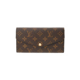 LOUIS VUITTON Louis Vuitton Monogram Portofoyilles Sara Blown M60531 Unisex Monogram Canvas Wallet Unused Ginzo