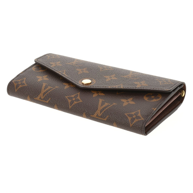 路易威顿路易·维顿（Louis Vuitton）路易·威登（Louis Vuitton）会标portofoyilles sara吹牛M60531男女通用会标帆布钱包没用的金佐（Ginzo）