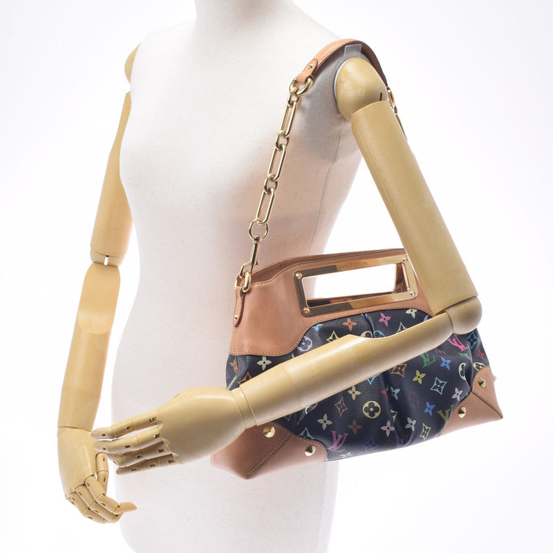 LOUIS VUITTON MONOGRAM Multicolor Black Judy PM Shoulder Bag