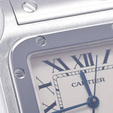 Cartier Cartier Santo Sugarbe LM W20060D6 Boys SS Watch Quartz Ivory Dial A Rank Used Ginzo