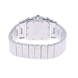 Cartier Cartier Carto Santo Sugarbe LM W20060D6男孩SS观看石英象牙表盘