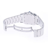 Cartier Cartier Carto Santo Sugarbe LM W20060D6男孩SS观看石英象牙表盘