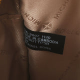 MICHAEL KORS マイケルコース MKロゴ アウトレット 茶 ゴールド金具 35F8GTTC3B レディース PVC ショルダーバッグ 未使用 銀蔵