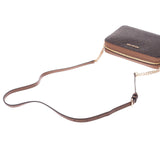 MICHAEL KORS マイケルコース MKロゴ アウトレット 茶 ゴールド金具 35F8GTTC3B レディース PVC ショルダーバッグ 未使用 銀蔵