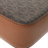 MICHAEL KORS マイケルコース MKロゴ アウトレット 茶 ゴールド金具 35F8GTTC3B レディース PVC ショルダーバッグ 未使用 銀蔵
