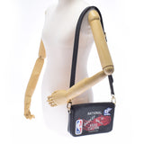 LOUIS VUITTON Louis Vuitton Aplant Studio Messenger NBA Collaboration Black M58498 Unisex Cowhide Leather Shoulder Bag AB Rank used Ginzo