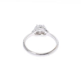 CHAUMET Shoe Morin Damul Solitere Diamond 0.34CT D-VS2-EX No. 7 Ladies PT950 Ring / Ring A Rank Used Ginzo