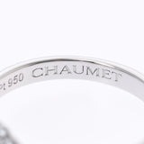 CHAUMET Shoe Morin Damul Solitere Diamond 0.34CT D-VS2-EX No. 7 Ladies PT950 Ring / Ring A Rank Used Ginzo